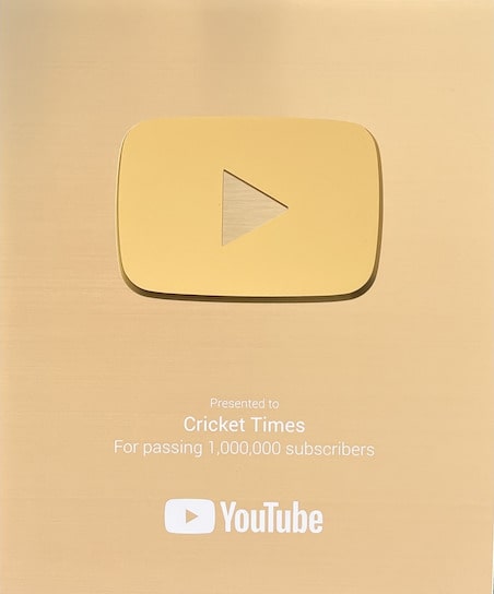 YouTube Creator Award: Gold Play Button