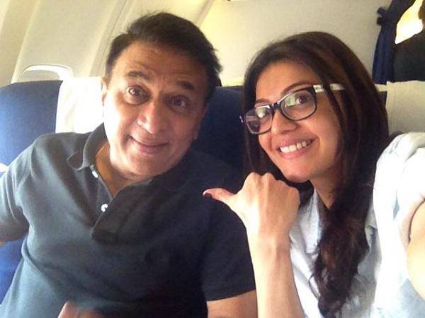 Kajal Aggarwal, Sunil Gavaskar