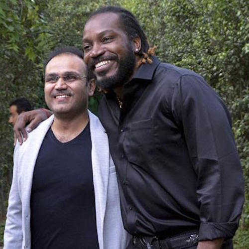 Chris Gayle , Virender Sehwag