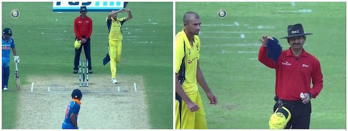 Towel drop of Ashton Agar