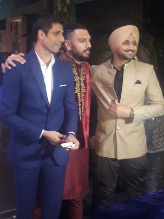 Ashish Nehra, Yuvraj Singh, Harbhajan Singh