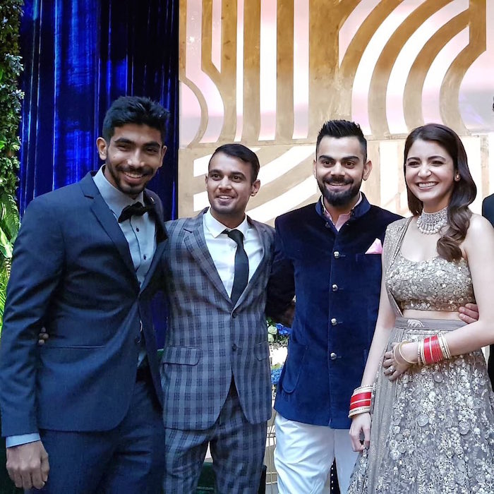 Jasprit Bumrah, Anushka, Virat