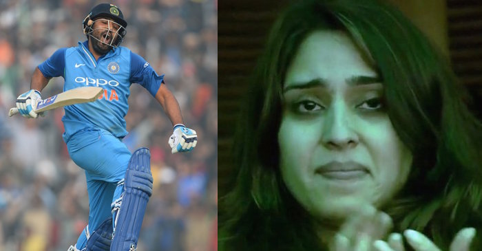 Rohit Sharma 201, Ritika Sajdeh crying