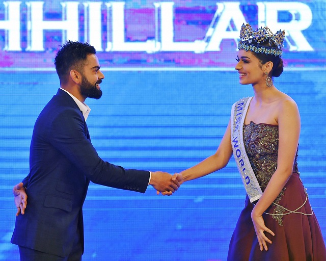 Virat Kohli, Manushi Chhillar 2