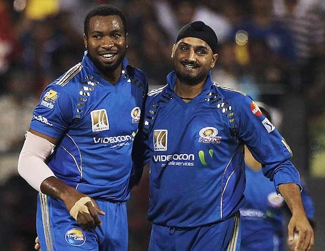 Kieron Pollard, Harbhajan Singh