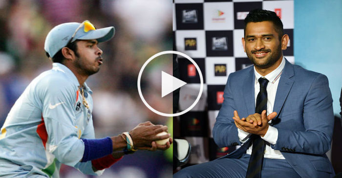 WATCH : MS Dhoni’s crazy explanation on 2007 T20 World Cup catch by S. Sreesanth