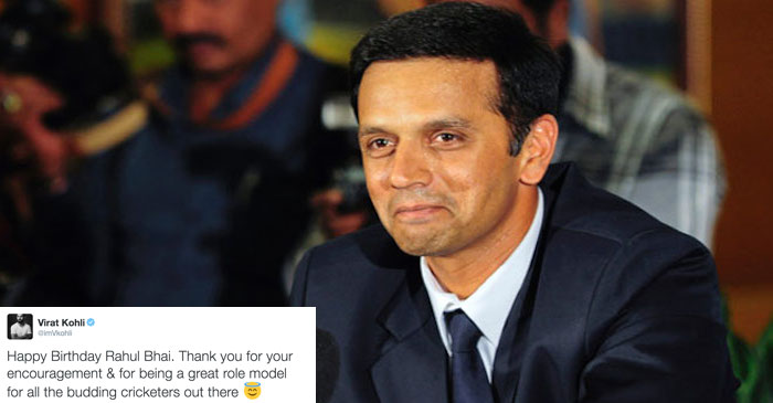 Cricketing fraternity wishes Rahul Dravid on his 44th birthday