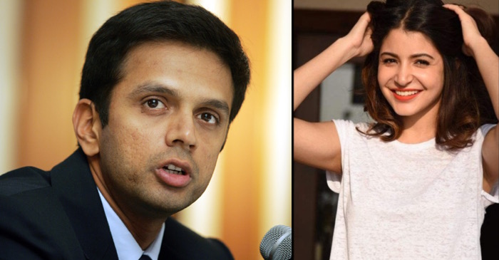 Anushka Sharma made a big revelation featuring Rahul Dravid