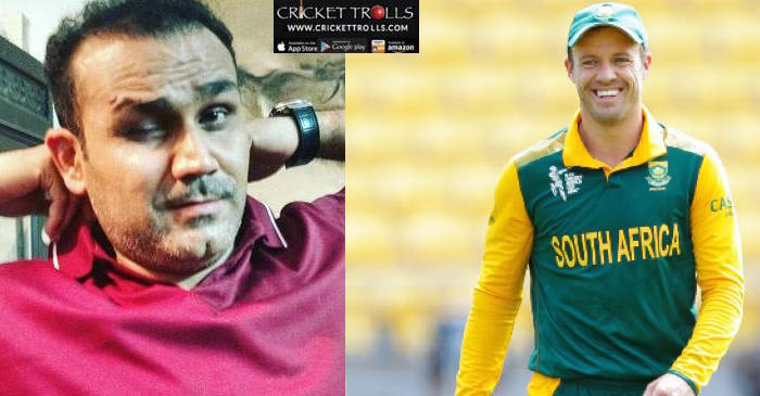 Virender Sehwag’s birthday message for AB de Villiers is the best thing you’ll read today!