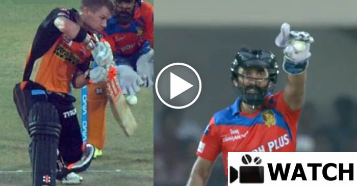 WATCH: David Warner opts not to walk after a faint edge