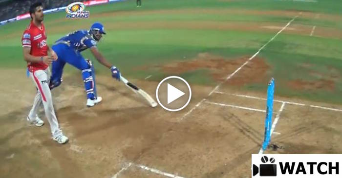 WATCH: Kieron Pollard deliberately takes short-run to retain strike