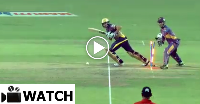 WATCH: Sheldon Jackson’s hit-wicket dismissal against Rising Pune Supergiant