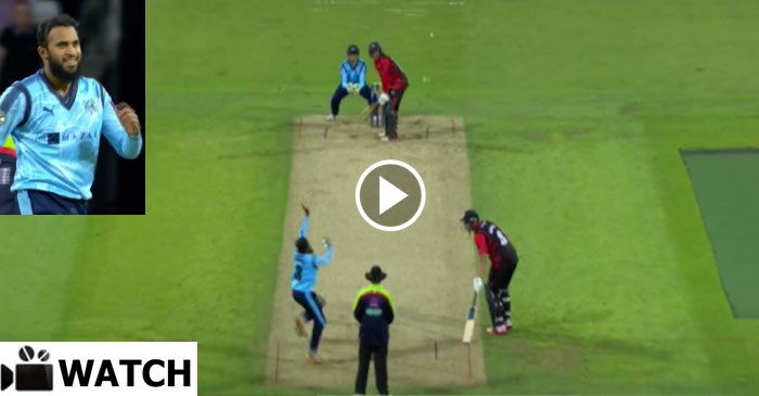 WATCH: Adil Rashid bowls ‘Ball of the Century’ to dismiss Michael Richardson