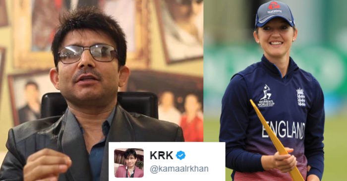 When Kamaal R Khan showed disrespect for England’s women cricketer Sarah Taylor