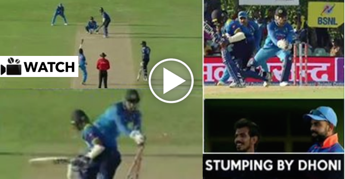 WATCH: MS Dhoni’s classy stumping to dismiss Lasith Malinga