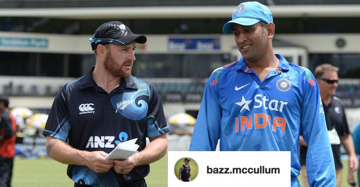 Brendon McCullum has a heartwarming message for MS Dhoni