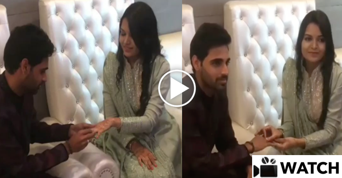 Here are the pictures and video of Bhuvneshwar Kumar and Nupur Nagar’s engagement ceremony