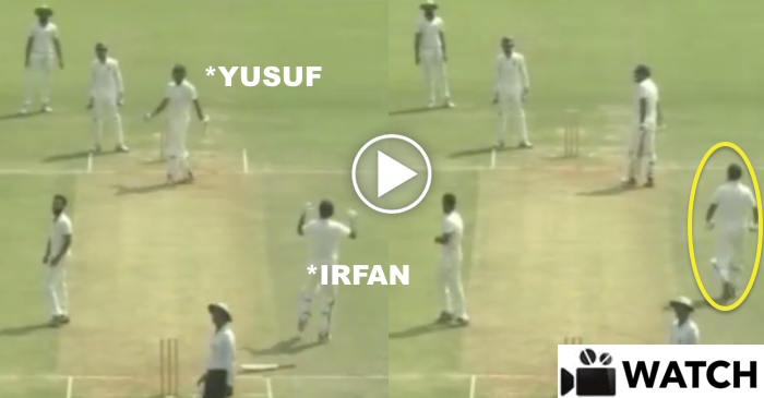 VIDEO: Irfan Pathan’s incredible celebration after Yusuf Pathan completed his century