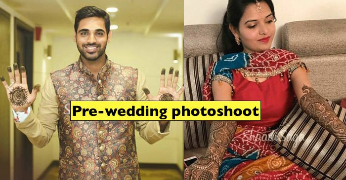 Pics & Video: Bhuvneshwar Kumar looked super cute during his ‘Mehndi Ceremony’