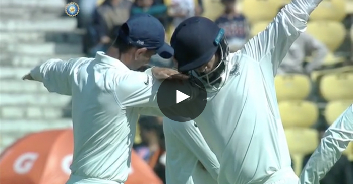 WATCH: Murali Vijay, Cheteshwar Pujara and Virat Kohli performs DAB in the Nagpur Test