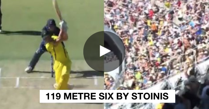 VIDEO: Marcus Stoinis smashes Moeen Ali’s delivery for a massive six