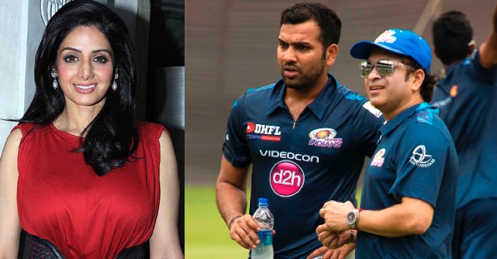 Sridevi no more: Sachin Tendulkar, Rohit Sharma pay tributes to the Bollywood actress