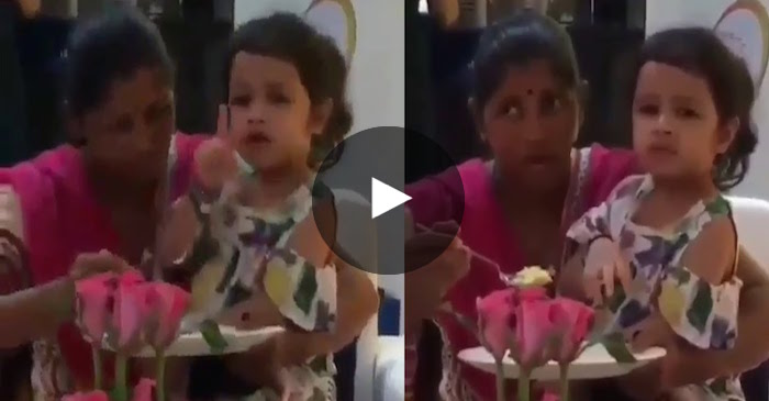 VIDEO: MS Dhoni’s daughter Ziva’s stern warning to a photographer is breaking the internet