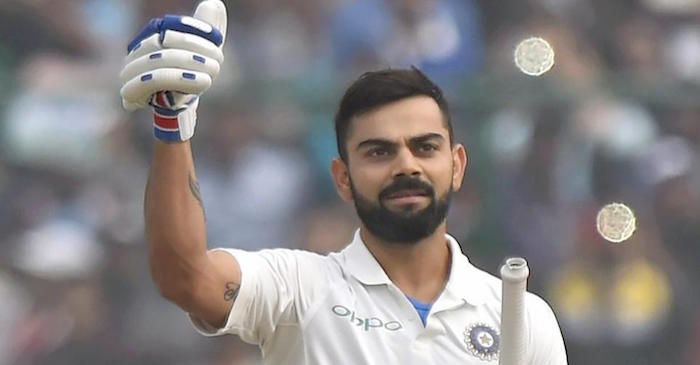 Virat Kohli presented International Player of the Year award by Barmy Army