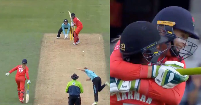 WATCH: Harmanpreet Kaur seals a thriller for Lancashire Thunder on her KSL debut