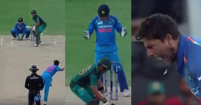 WATCH: Kuldeep Yadav castles Babar Azam with a stunning delivery