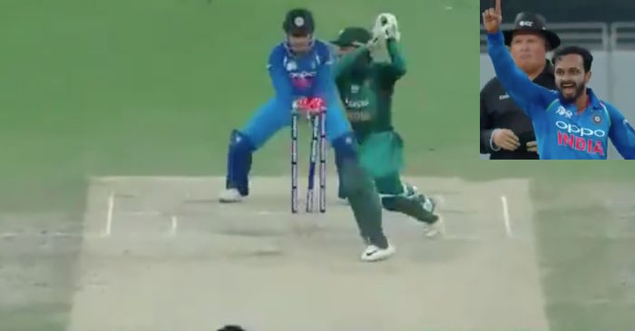 WATCH: MS Dhoni’s lightning fast stumping to dismiss Shadab Khan