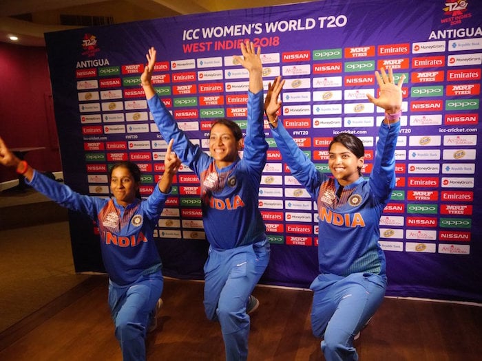 Jemimah Rodrigues, Smriti Mandhana,Veda Krishnamurthy