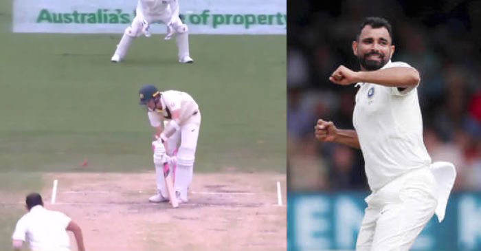 WATCH: Mohammed Shami bowls a ripper to send Pat Cummins’ stumps for a walk