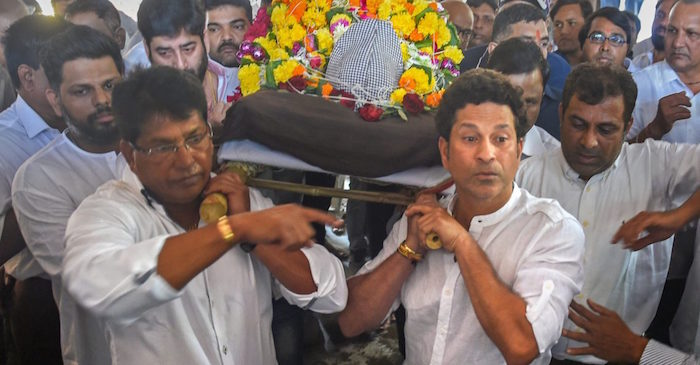 Sachin Tendulkar bids final goodbye to ‘Achrekar Sir’