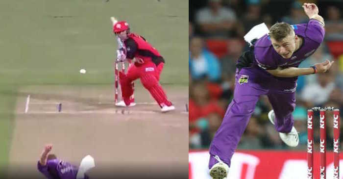 WATCH: Riley Meredith concedes 17 runs off just ONE ball