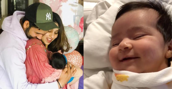 WATCH: Rohit Sharma performs ‘Daddy duties’ for baby Samaira