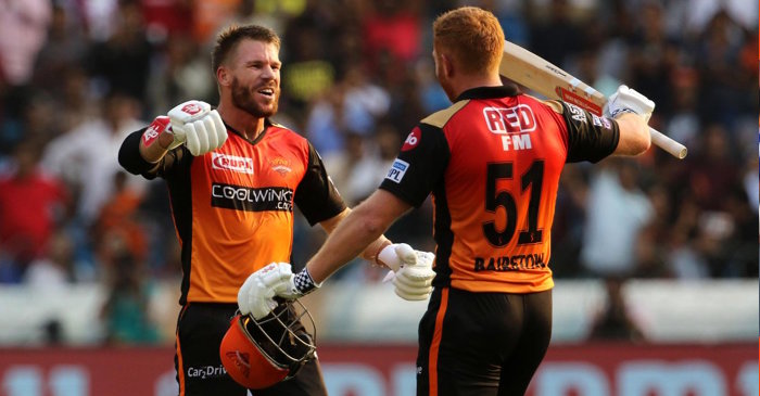 IPL 2019: Jonny Bairstow, David Warner smash centuries and set record opening stand against RCB