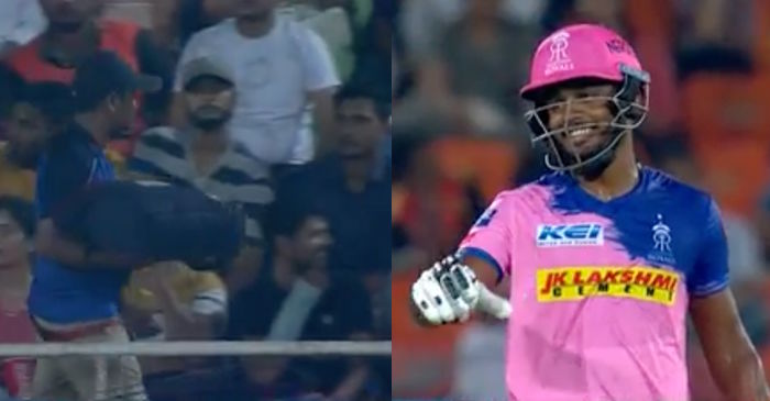 IPL 2019: When pizza delivery boy halted play during the match between SRH and RR – watch video