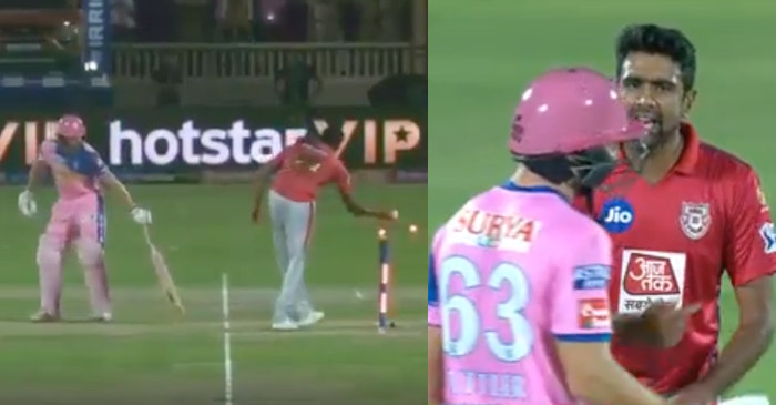 WATCH: Ravichandran Ashwin ‘mankads’ Jos Buttler in Kings XI Punjab 14-run win over Rajasthan Royals