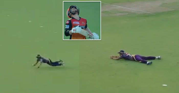 WATCH: Robin Uthappa takes a superb catch to dismiss David Warner in IPL 2019 Match 2