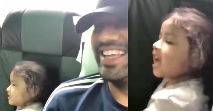 IPL 2019: WATCH – Ziva Dhoni cheers for uncle Rohit Sharma’s Mumbai Indians in the most adorable way