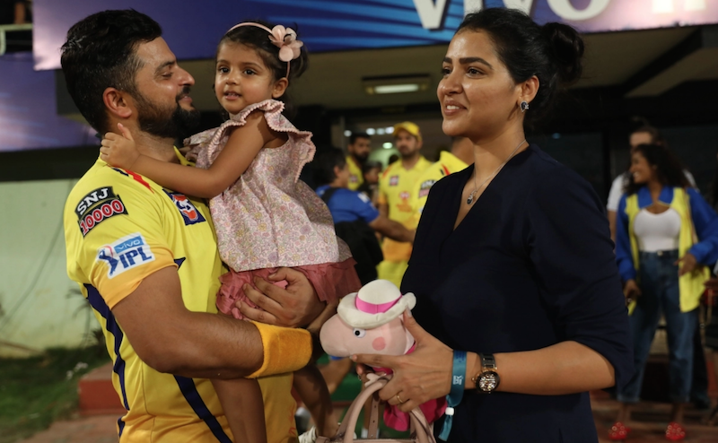 Suresh Raina, Gracia, Priyanka Raina