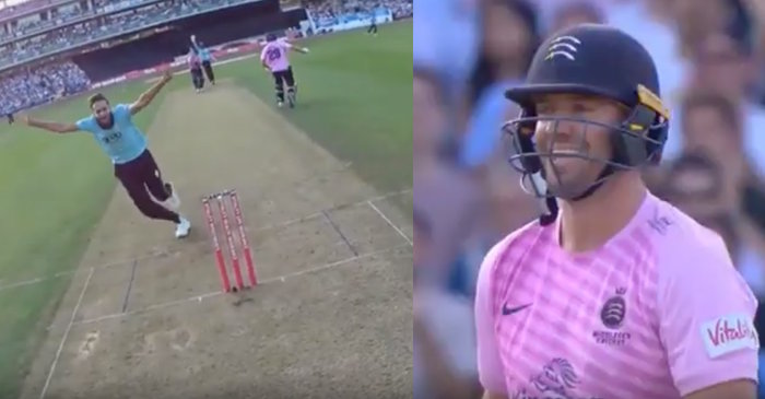 Vitality T20 Blast 2019: Imran Tahir starts celebrating AB de Villiers’ wicket even before umpire raises his finger