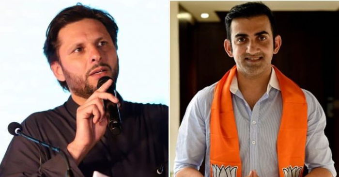 Gautam Gambhir mocks Shahid Afridi over Kashmir tweet