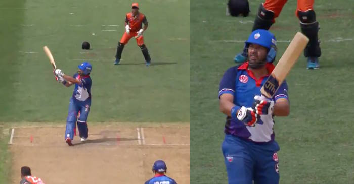 WATCH: Yuvraj Singh hits five big sixes en-route his 22-ball 51 in Global T20 Canada 2019