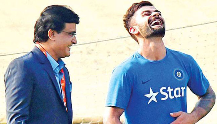 ganguly backs kohli