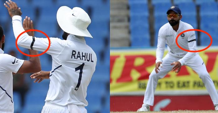 West Indies vs India – 1st Test: Reason why Team India is wearing black arm-bands on Day 3