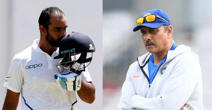 Hanuma Vihari reveals how Ravi Shastri’s advice helped him against West Indies