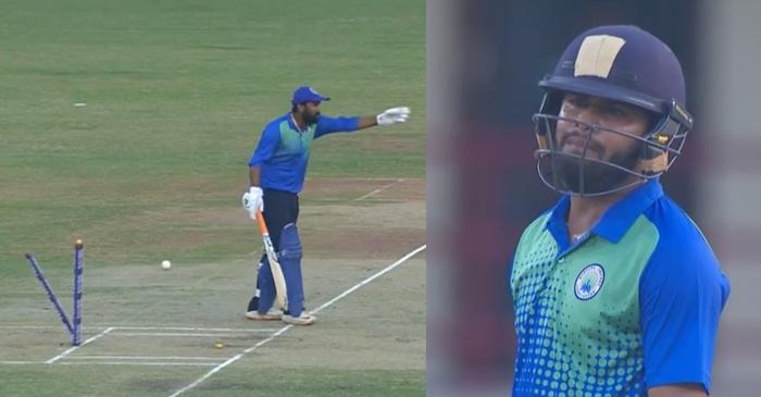 WATCH: Rahul Tewatia loses his cool at Himanshu Rana after getting run-out vs Maharashtra in Syed Mushtaq Ali Trophy