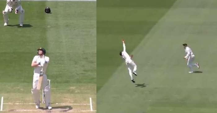 WATCH: Henry Nicholls takes a screamer to dismiss Steve Smith on Day 2 of the Boxing Day Test